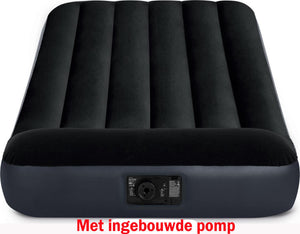 Intex twin pillow rest classic luchtbed met ingebouwde pomp (220-240v) 99x191x25cm