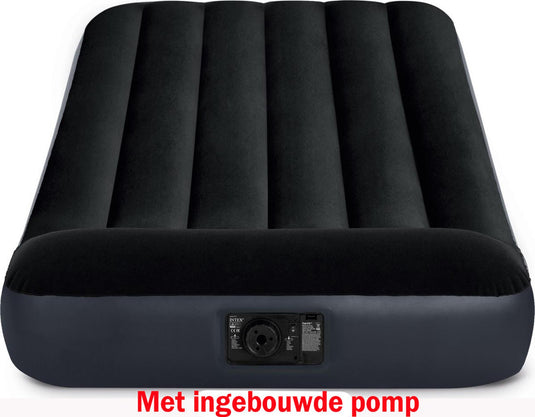 Intex twin pillow rest classic luchtbed met ingebouwde pomp (220-240v) 99x191x25cm