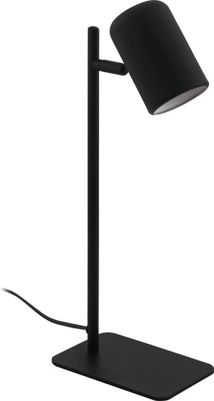 Eglo ceppino tafellamp - bureaulamp - gu10 - 38 cm - zwart wit