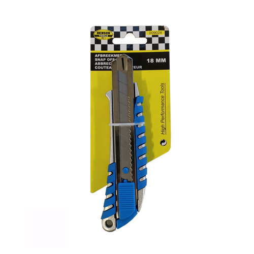 Benson afbreekmes 18mm, met softgrip
