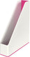 Leitz wow tijdschriftencassette - lectuurbak - roze wit