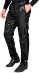Widmann shiney pailletten broek zwart man