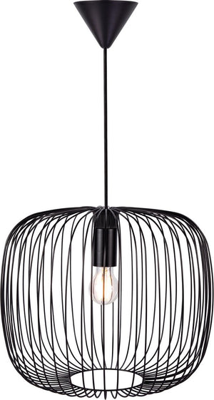 Nordlux beroni 40-hanglamp-e27-metaal-zwart