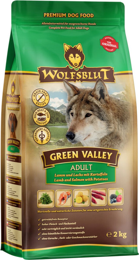 Wolfsblut green valley adult 2 kg