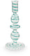 Pip studio - kandelaar - woonaccessoires - licht blauwe kaarsenhouder - glas swirl - 20cm