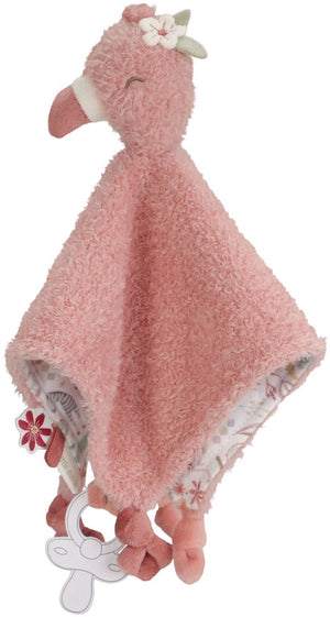 Little dutch safari friends knuffeldoek flamingo