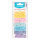 Glitter confetti pastel 2g, 6 kleuren