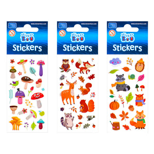 Stickervel herfst