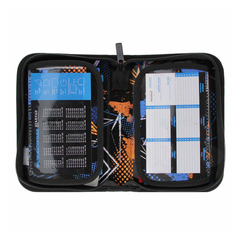 Load image into Gallery viewer, Etui met accessoires voetbal blauw, 25dlg.
