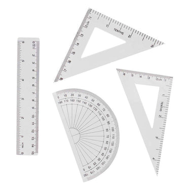 Geometrie set 15cm, 4dlg.