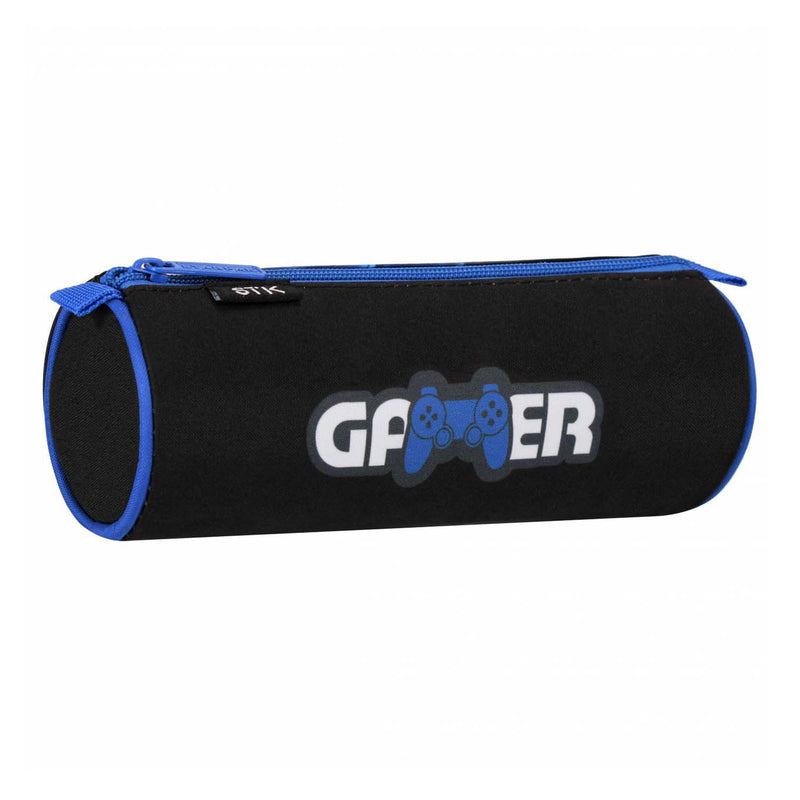 Load image into Gallery viewer, Etui gamer rond zwart
