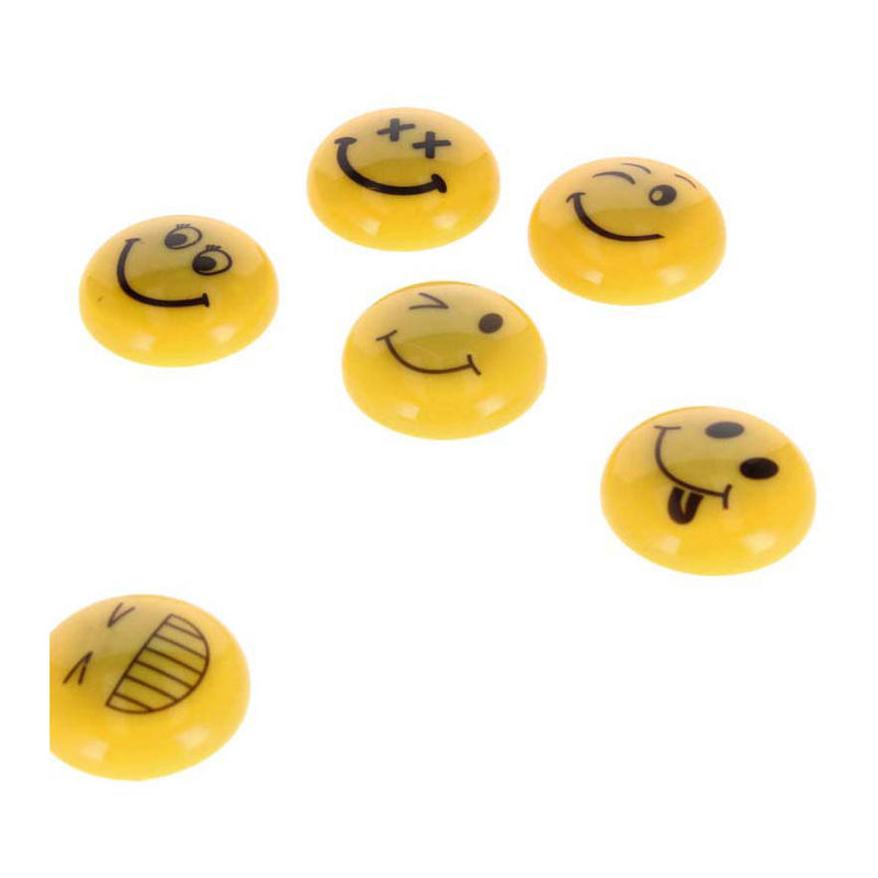 Load image into Gallery viewer, Magneet mix emoticons 30mm, 6st.
