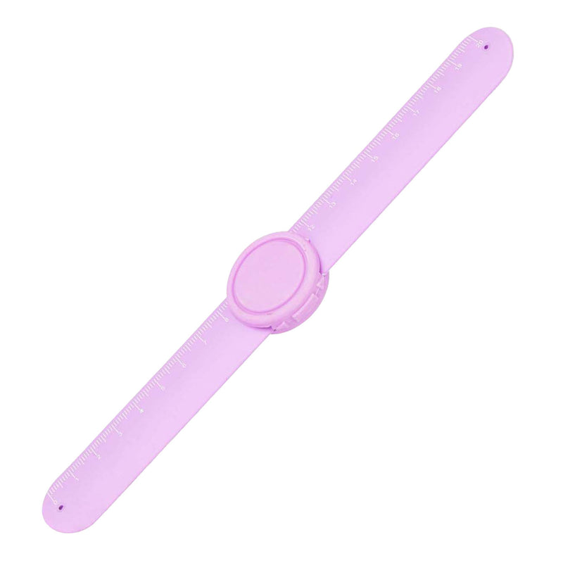 Load image into Gallery viewer, Klaparmband liniaal met gum meisje
