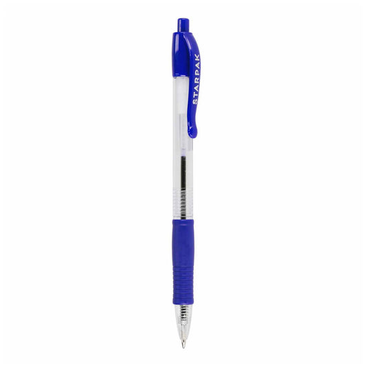 Balpen met grip blauw, 36st.