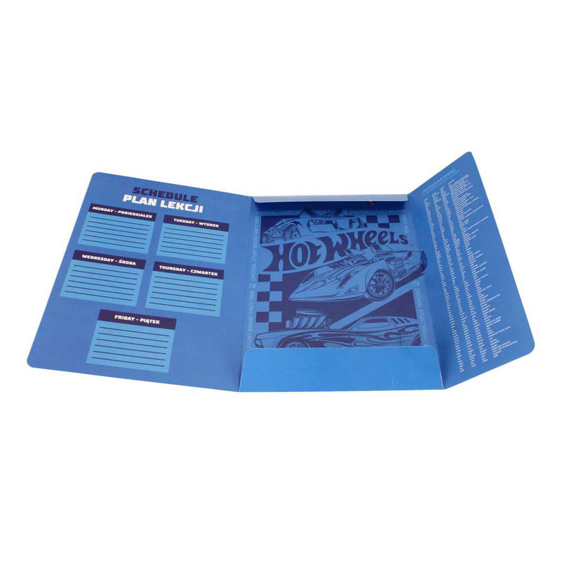 Load image into Gallery viewer, Map met elastiek a4 hot wheels
