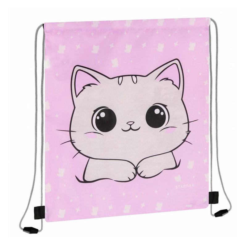 Load image into Gallery viewer, Gymtas kitty roze
