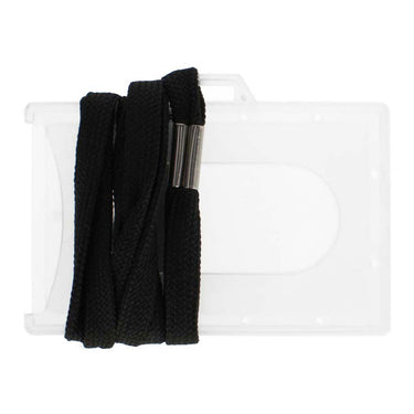 Naamplaatje met lint pcv 58 90mm