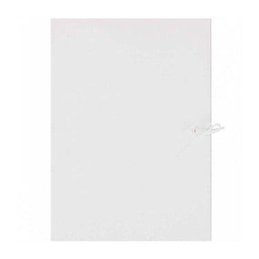 Witte map met band a4