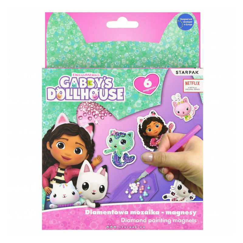 Load image into Gallery viewer, Gabby's dollhouse diamond painting magneten maken
