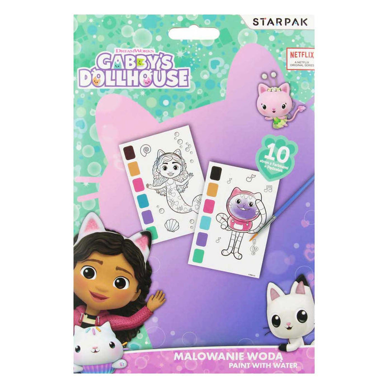 Load image into Gallery viewer, Gabby's poppenhuis schilderen met water - 10 kleurplaten
