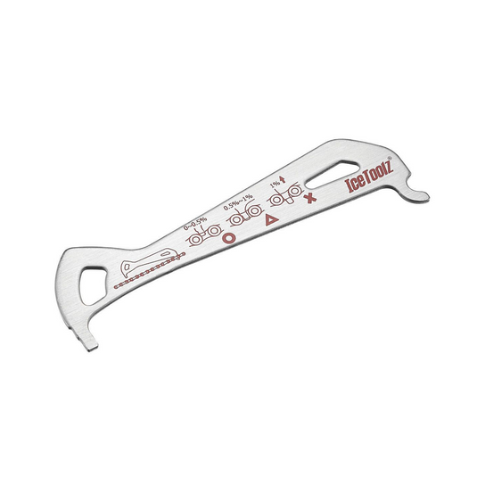 Kettingslijtagemeter IceToolz 62C4 Roestvrij staal