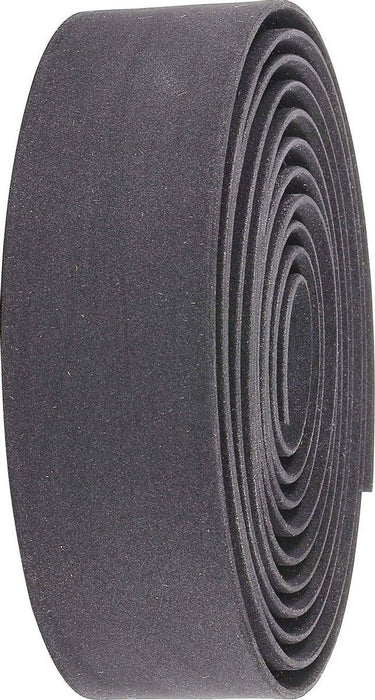 Bbb cycling stuurtlint racefiets - antislip stretch materiaal - lengte: 200cm - dikte: 3.5mm - inclusief stuurdoppen - zwart - raceribbon gel bht-05