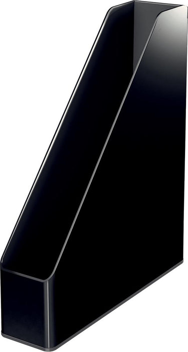 Leitz dual black tijdschriftenhouder zwart 4 stuks