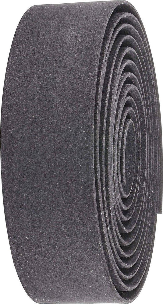 Bbb cycling stuurtlint racefiets - antislip stretch materiaal - lengte: 200cm - dikte: 3.5mm - inclusief stuurdoppen - zwart - raceribbon gel bht-05