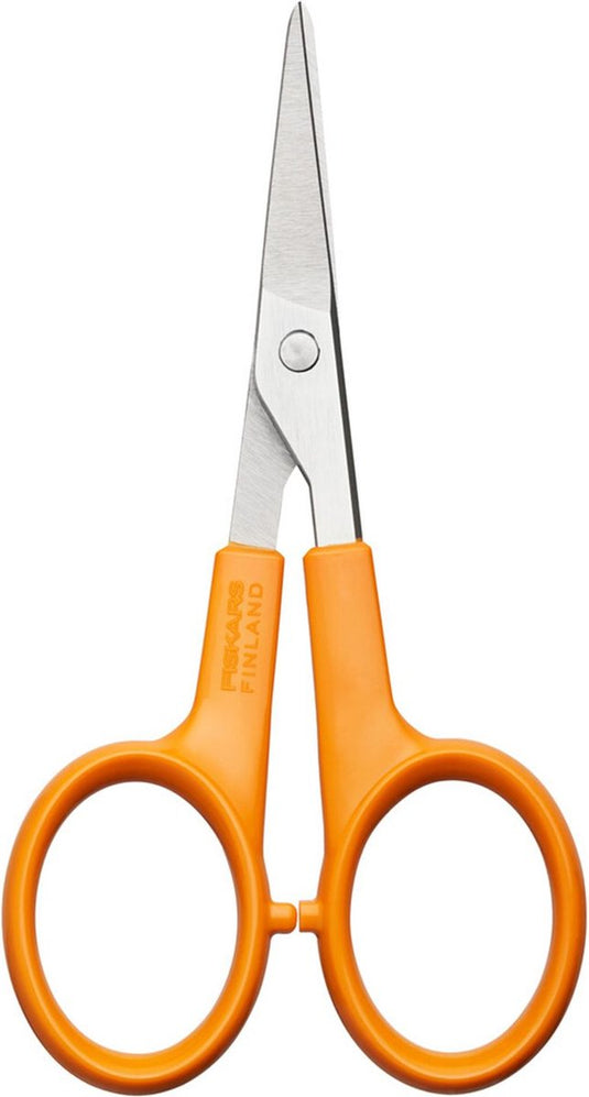 Fiskars classic borduurschaar - naaischaar - rvs - schaar voor borduren, zijde en weven - 10 cm