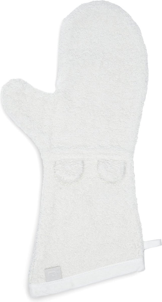 Jollein - baby washandje badstof ears (ivory) - katoen - baby washand, washandjes -16x70cm