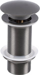 Differnz design afvoerplug gun metal - pop�up - 63mm - mix match - grote schroef