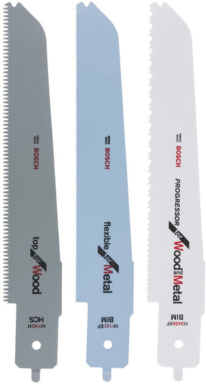 Bosch 3-delige decoupeerzaagbladset voor multizaag pfz 500 e - m 1142 h - m 3456 xf - m 1122 ef - 3 stuks