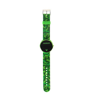Accutime minecraft horloge led rond, verwisselbare batterij | 3 stuks