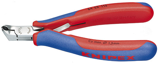 Knipex elektronica-voorsnijtang met meer-componentengrepen 115 mm - 6452115