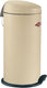 Wesco capboy maxi prullenbak | pedaalemmer | 22 liter | metaal - amandel | afvalemmer - made in germany