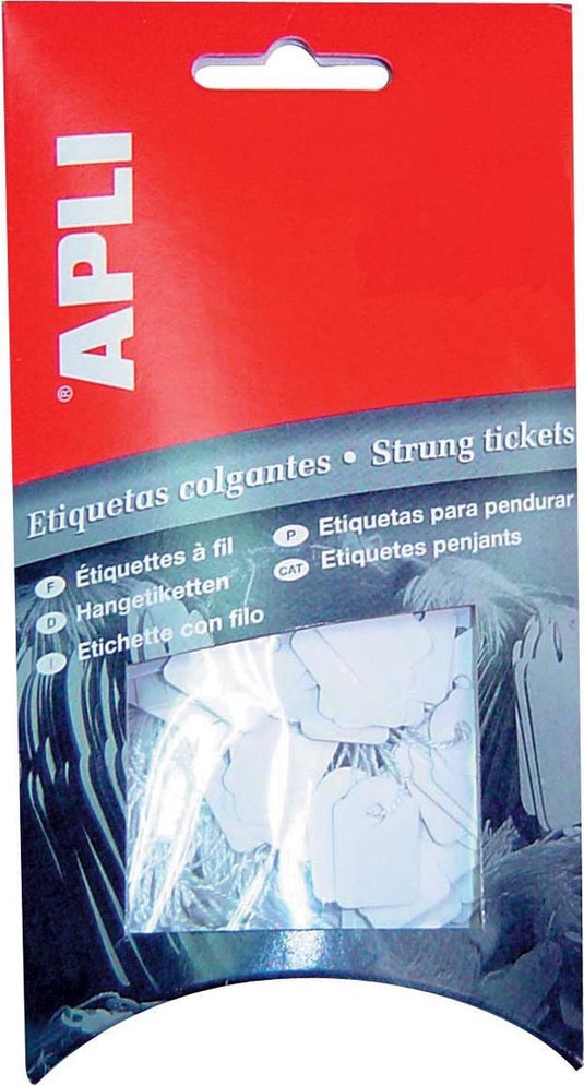 Apli draadetiketten ft 22 x 35 mm (b x h) (7011) | etui van 100 stuks