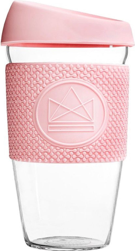 Neon kactus - pink flamingo glass cup 450ml