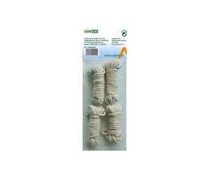 Campking umefa katoenen scheerlijn + aluminium gebogen spanner 3mm 4m