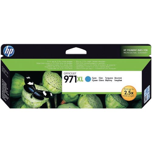 Inktcartridge hp cn626ae nr971xl cyaan