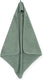 Jollein - badcape - groen - 100% badstof katoen - baby handdoek met badcape, omslagdoek, badponcho - 75x75 cm