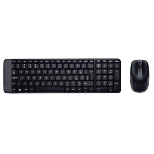 Desktopset wireless combo mk220 logitech usb2.0 toetsenbord muis usb receiver