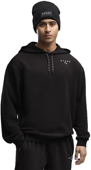 Puma x hyrox cloudspun hoodie zwart m man