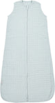 Meyco baby uni baby zomerslaapzak - pre-washed hydrofiel - grey blue - 110cm - 0.5 tog