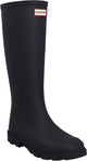 Hunter downpour tall insulated boot unisex regenlaarzen - zwart