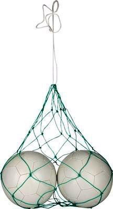 Avento ballennet voor 2 ballen - groen wit