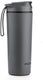 Muitomas never fall down waterfles - anti-val zuignapsysteem - antislipgreep - thermische constructie - 450ml - zwart