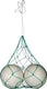Avento ballennet voor 2 ballen - wit rood