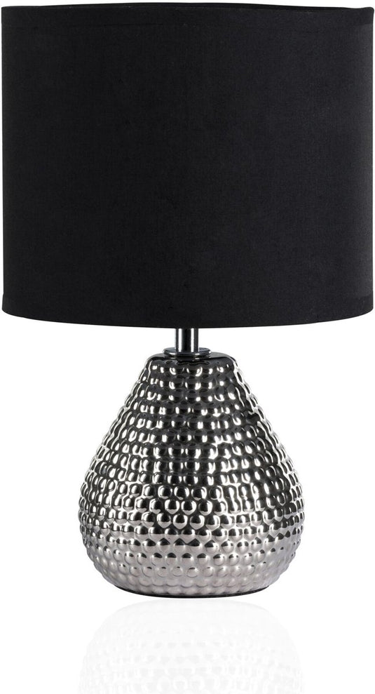 Pauleen led-tafellamp sip of silver e14 max. 20w zilver, zwart