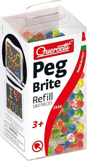Quercetti navulling peg brite led-pinnen 180-delig