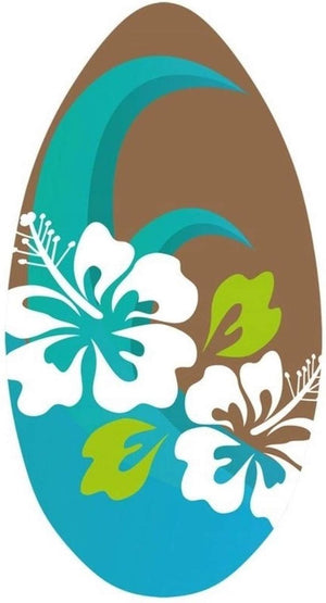 Clown games skimboard flower bruin blauw